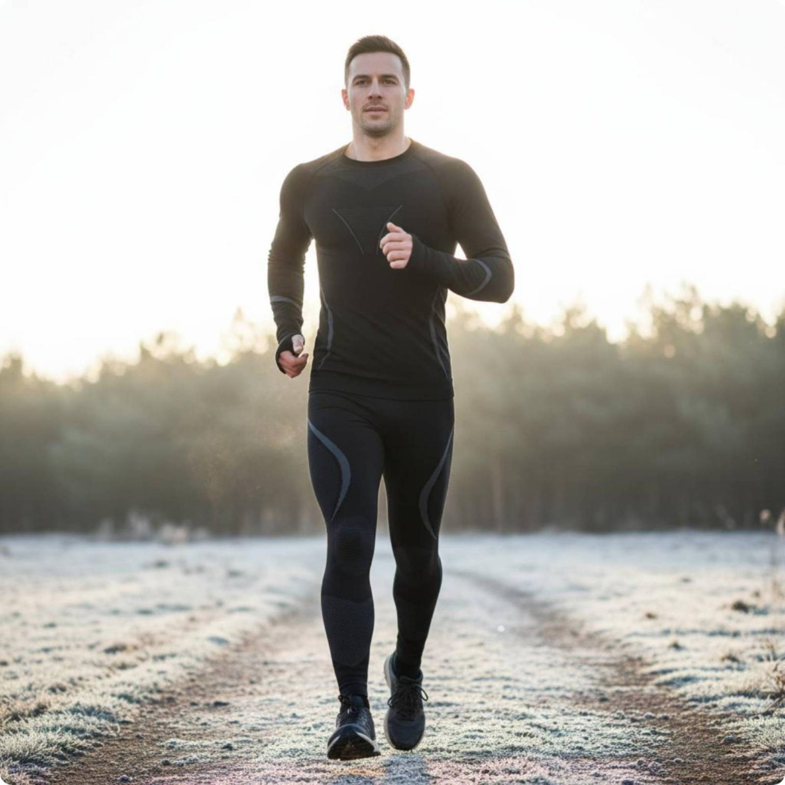 Thermal Base Layer - Ski-Baselayer-Set, feuchtigkeitsableitendes Thermo-Baselayer-Set, nahtlose Kompressionsunterwäsche, leichte