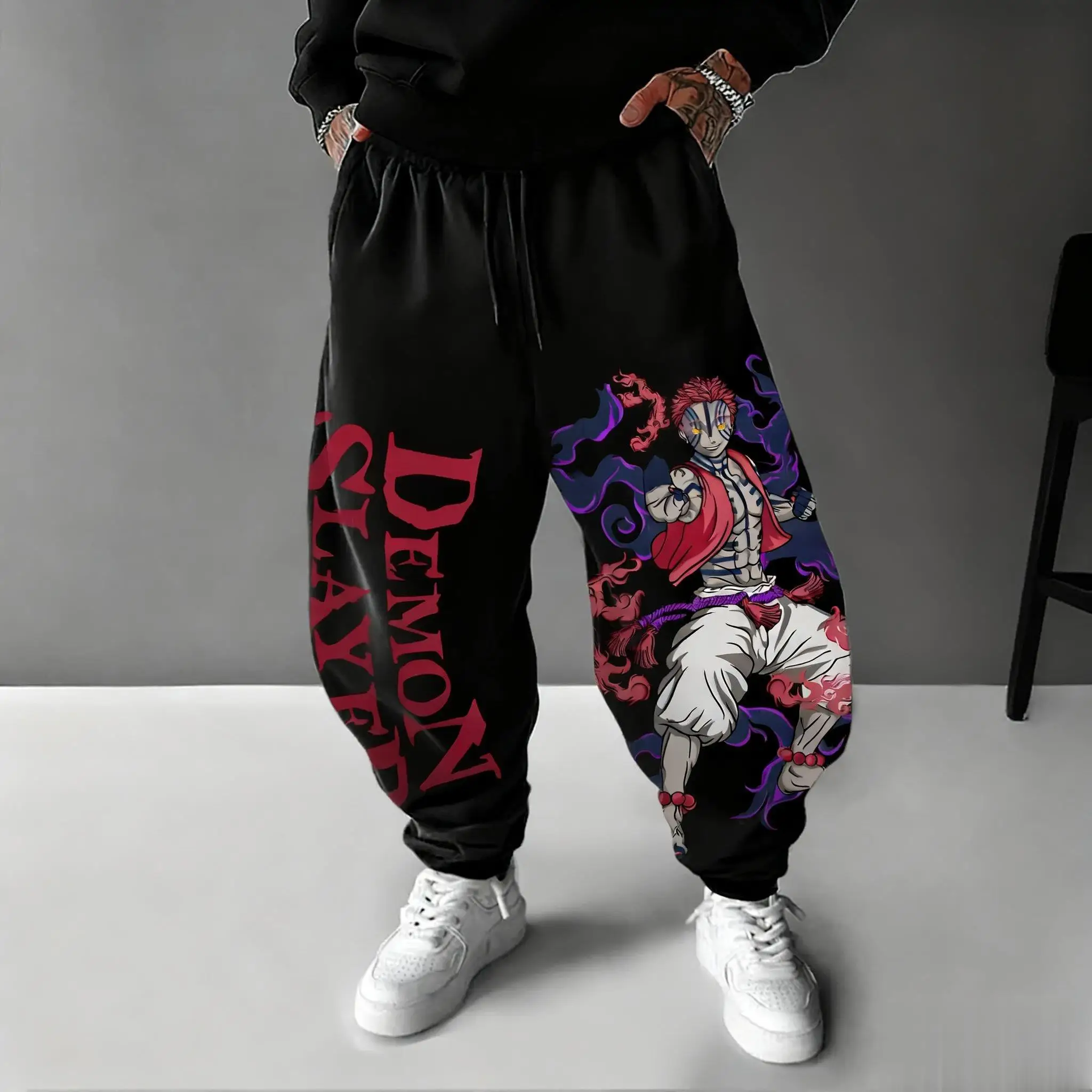 Winter Clothing Japan - 2026 Demon Slayer Akaza Anime-Hose für