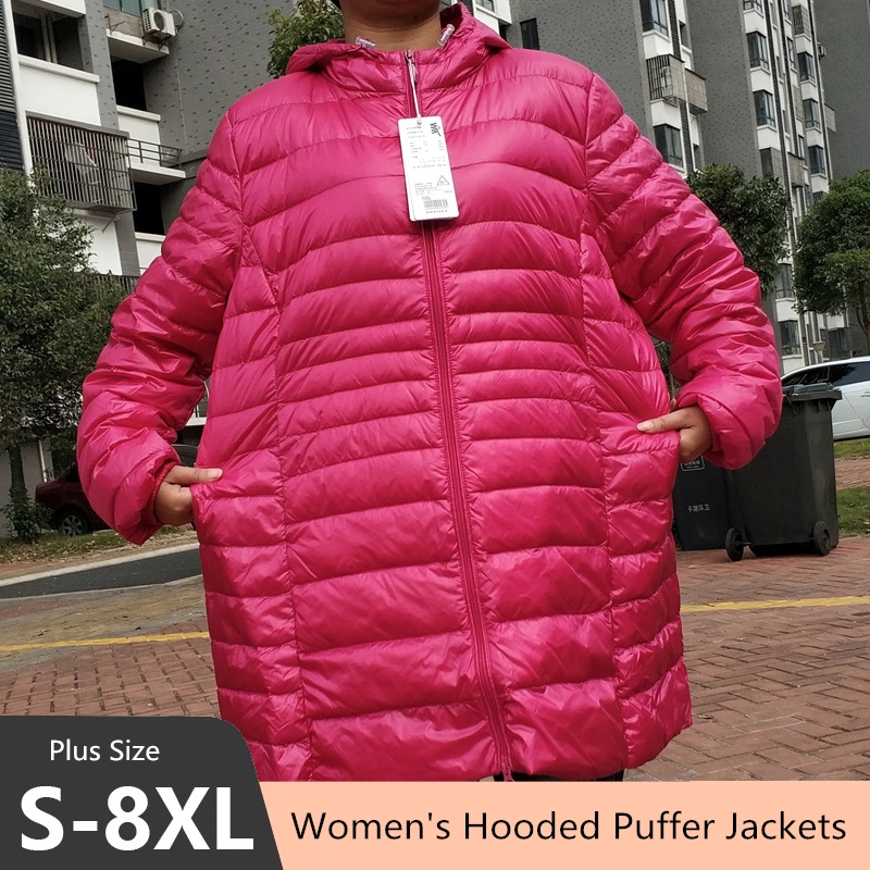 Winter Clothing Plus Size - Plus Size 5XL 6XL 7XL Damen-Pufferjacken