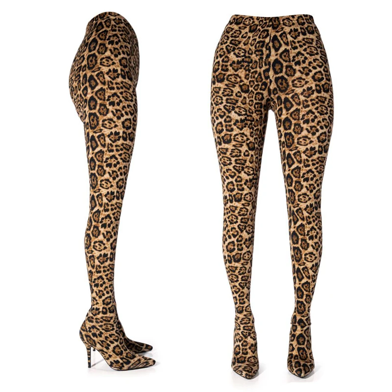 Winter Cloth - Satin-Elastikstoff-Jumpsuit-Hosen-Stiefel für Damen, Racing-Party-Trendige Sexy Pole-Dance-Hosen-Stiefel