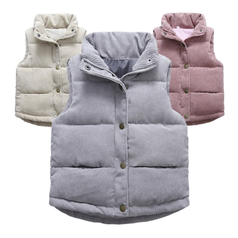Winter Clothing Kids - Kinder Jungen Mädchen Cord westen verdicken