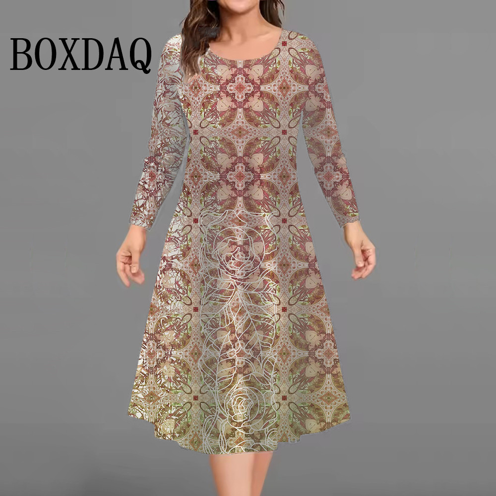 Winter Clothing Plus Size - Neue Mode Elegante Frauen Kleider Herbst
