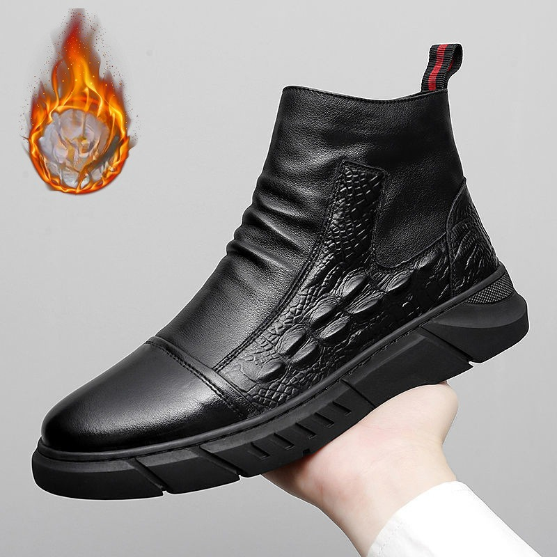 Winter Cloth - Herren High-Top Stiefel mit Wollfutter Herbst