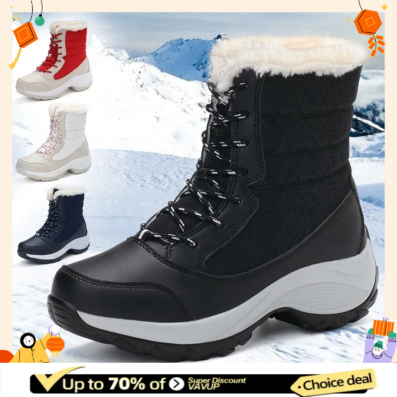 Winter Cloth - Ankel-Stiefel für Damen, Winter, Outdoor, warme