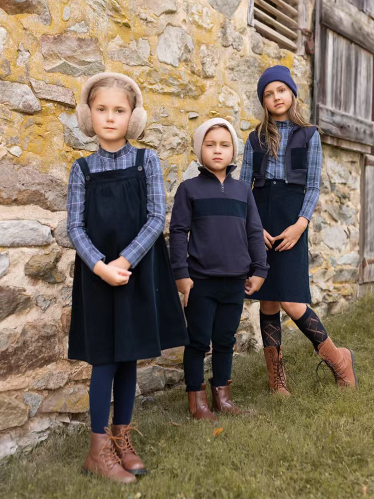 Winter Clothing Kids - AP 2025 AW Cordkollektion Marineblau Kinder