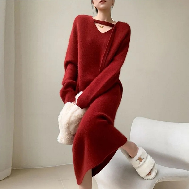 Winter Clothing Dress Up - Pulloverkleid für Frauen 2025, neu, lässig,