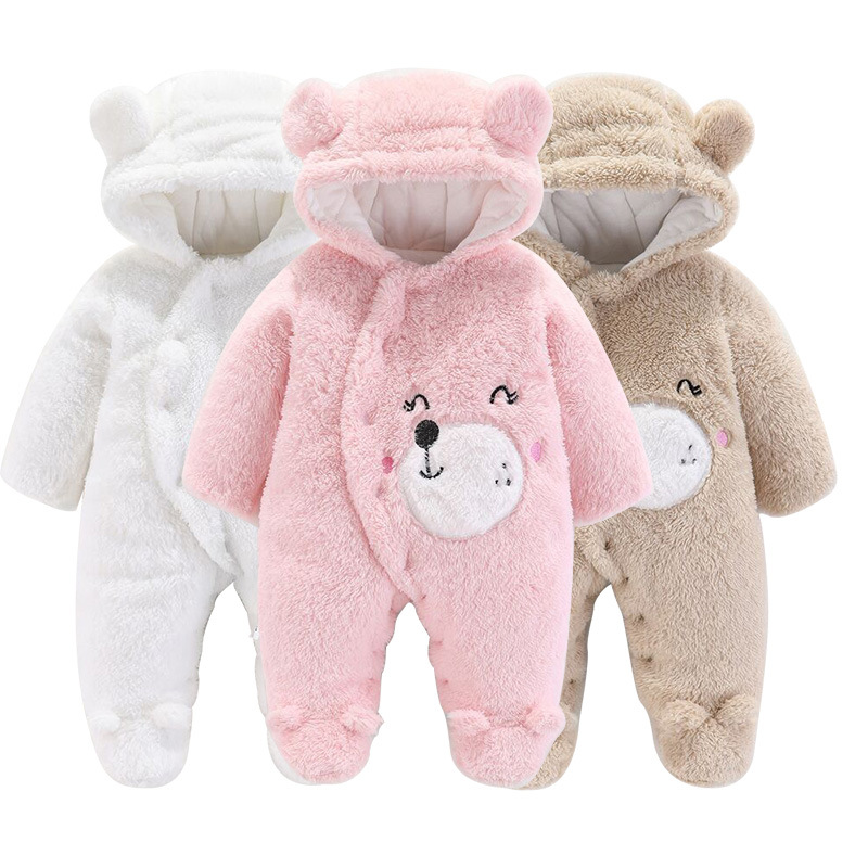 Winter Clothing Toddler - Baby Jungen Kleidung Nette Plüsch Cartoon