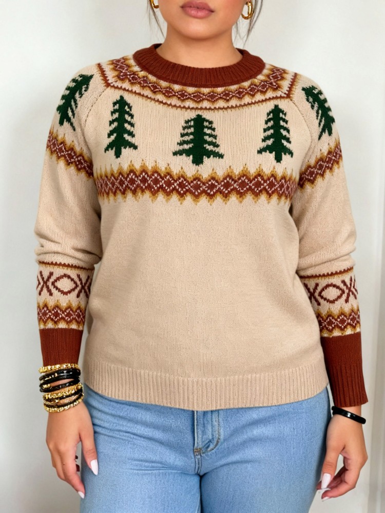 Winter Clothing Plus Size - Frauen Plus Größe L-3XL Casual Gestrickte