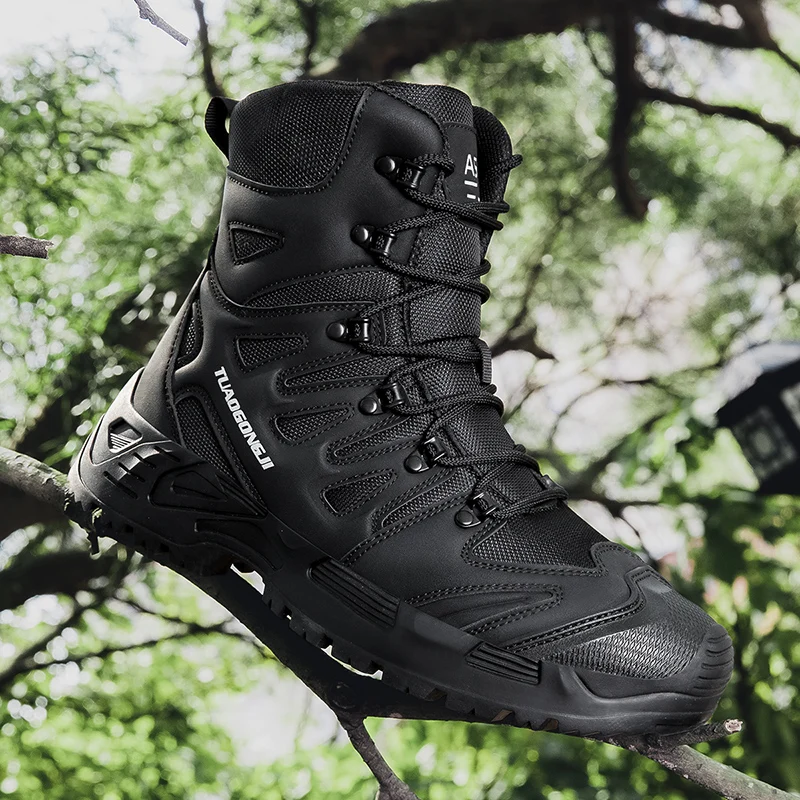 Winter Clothing Material - Herren Outdoor Wandern Taktische Stiefel Knöchel