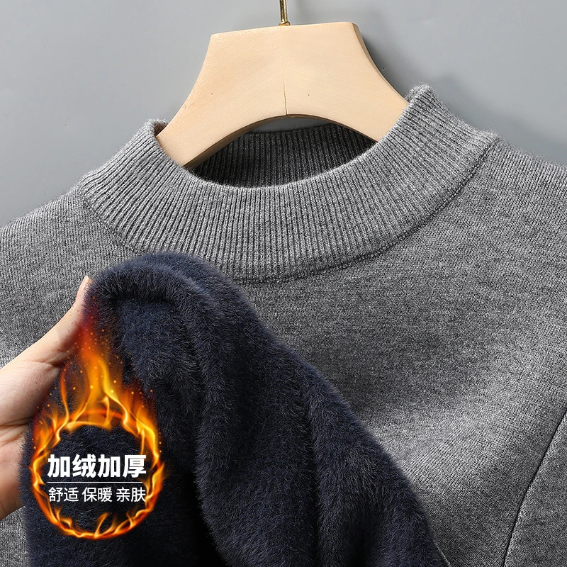 Winter Clothing Brand - Hälfte Rollkragen Strickwaren Pullover Neue Herbst/Winter