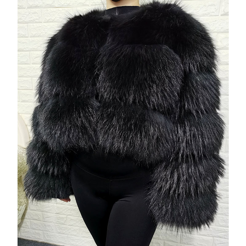 Plus Größe Tops Braun Pelz Mao – Winter Clothing Plus Size Bewertung und Preis