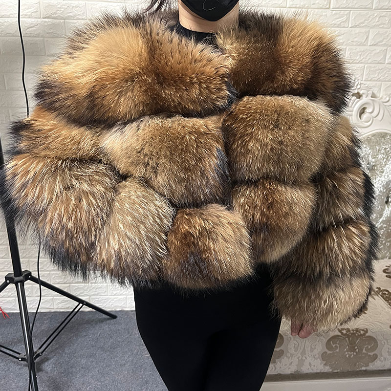 Plus Größe Tops Braun Pelz Mao – Winter Clothing Plus Size Bewertung und Preis