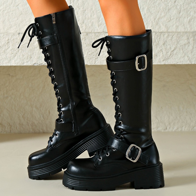 Plateau-Stiefel mit klobiger S – Winter Clothing Material Bewertung und Preis