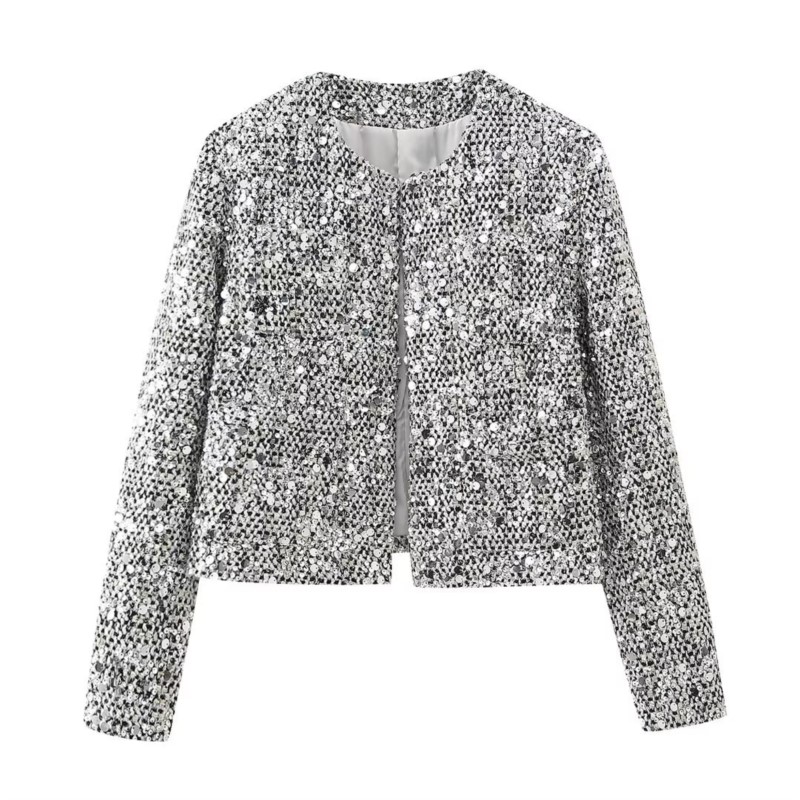 Party Club Chic glänzende Blaz – Winter Clothing Dress Up Bewertung und Preis