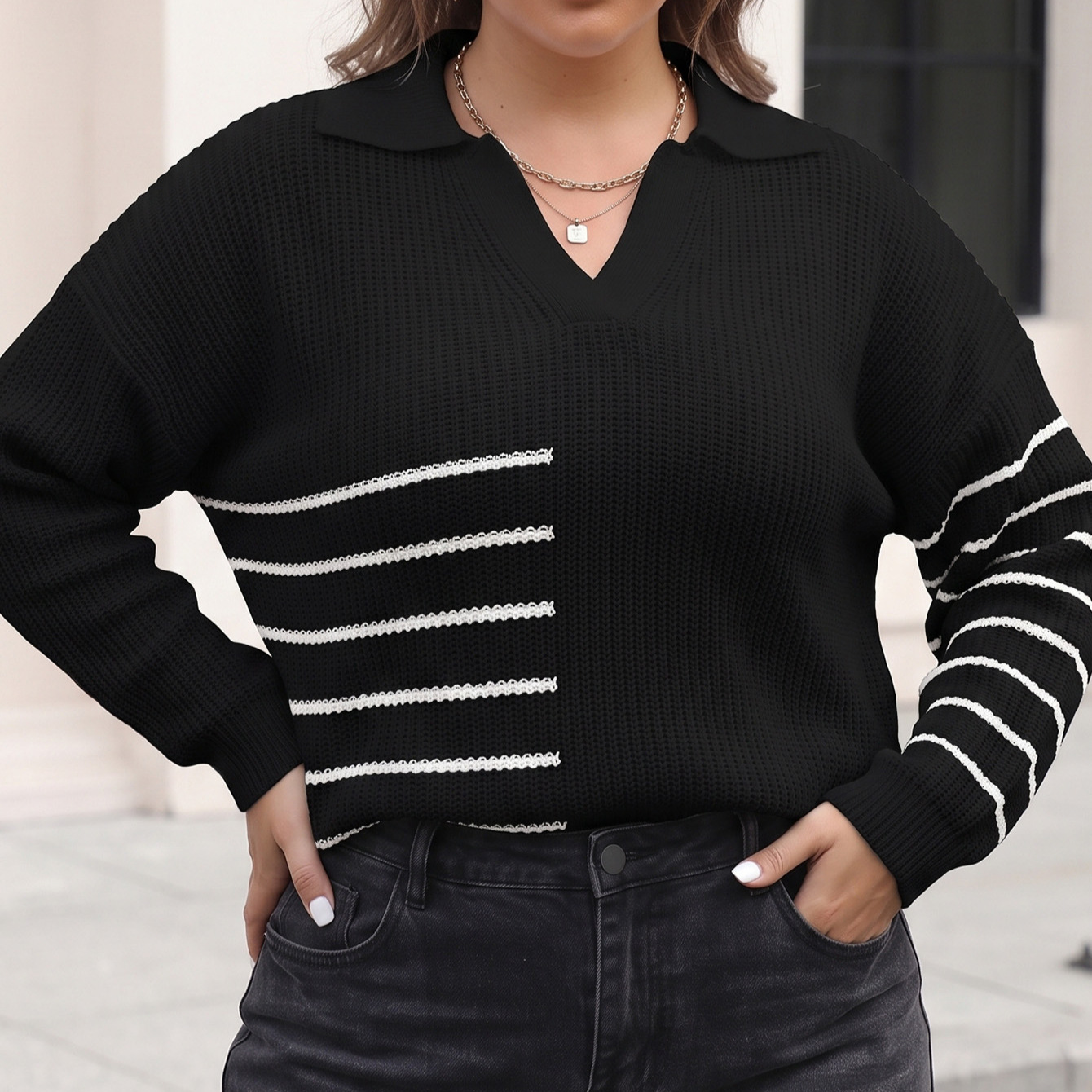 Damen Übergröße L-3XL Lässiger – Winter Clothing Plus Size Bewertung und Preis
