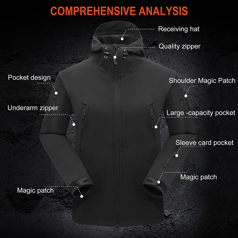 Outdoor Herren Lose Taktische  – Windproof Jacket Softshell Bewertung und Preis