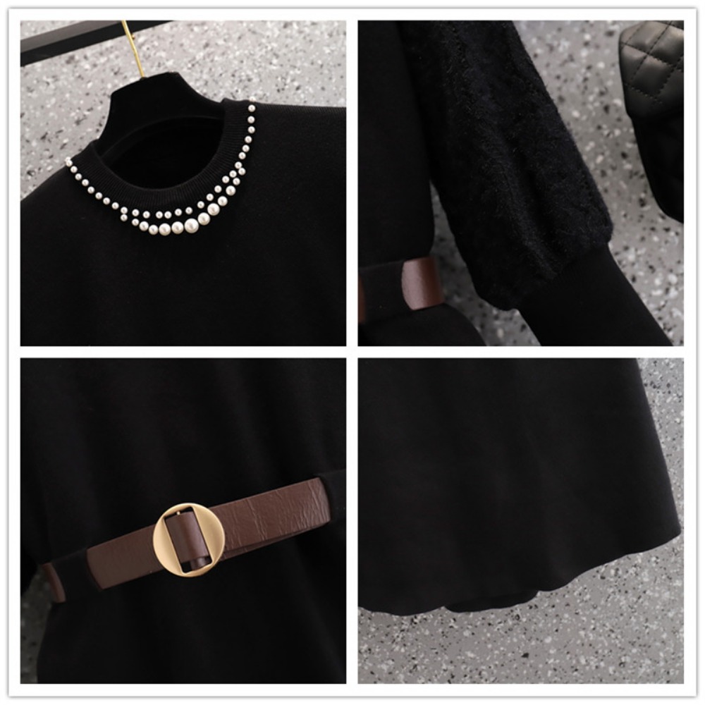 Lässige, elegante, mit Perlen  – Winter Clothing Plus Size Bewertung und Preis