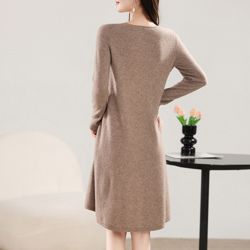 Damen-Midikleid aus 100 % Meri – Winter Clothing Dress Up Bewertung und Preis