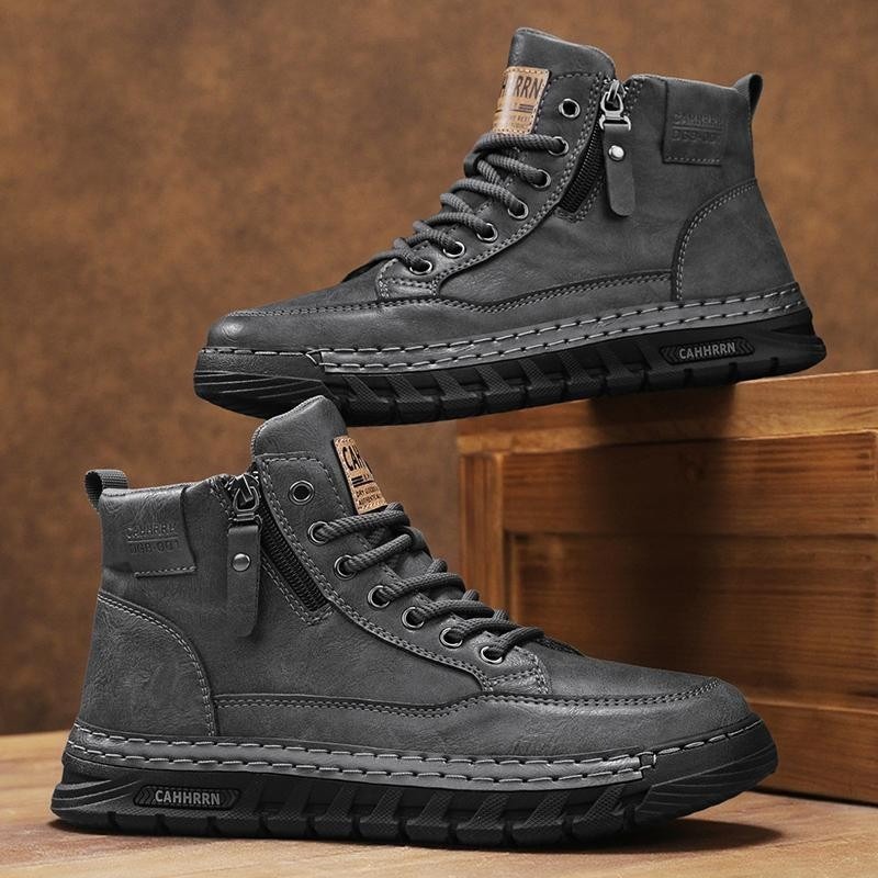 Herren Leder High-Top Stiefele – Winter Clothing Material Bewertung und Preis