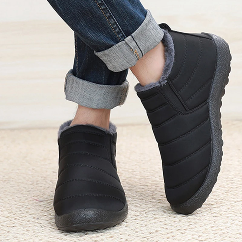 Modische Herren-Schneestiefel  – Winter Clothing Material Bewertung und Preis
