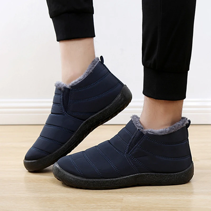 Modische Herren-Schneestiefel  – Winter Clothing Material Bewertung und Preis