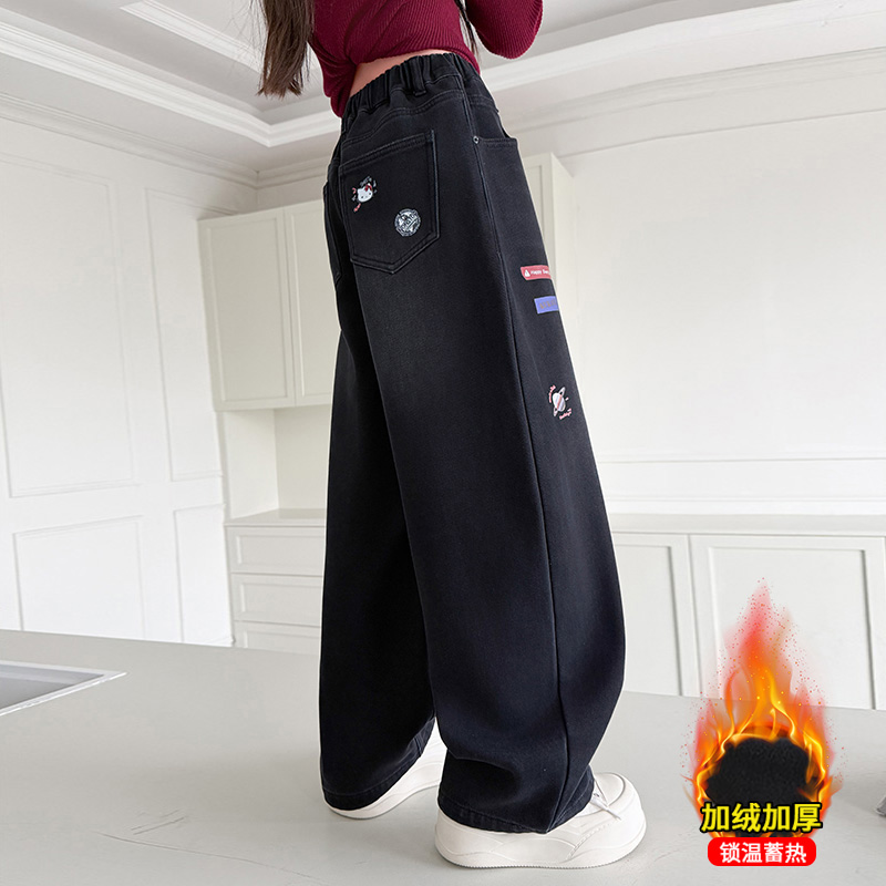 Herbst Mädchen Jeans Cartoon G – Winter Clothing Drawing Bewertung und Preis