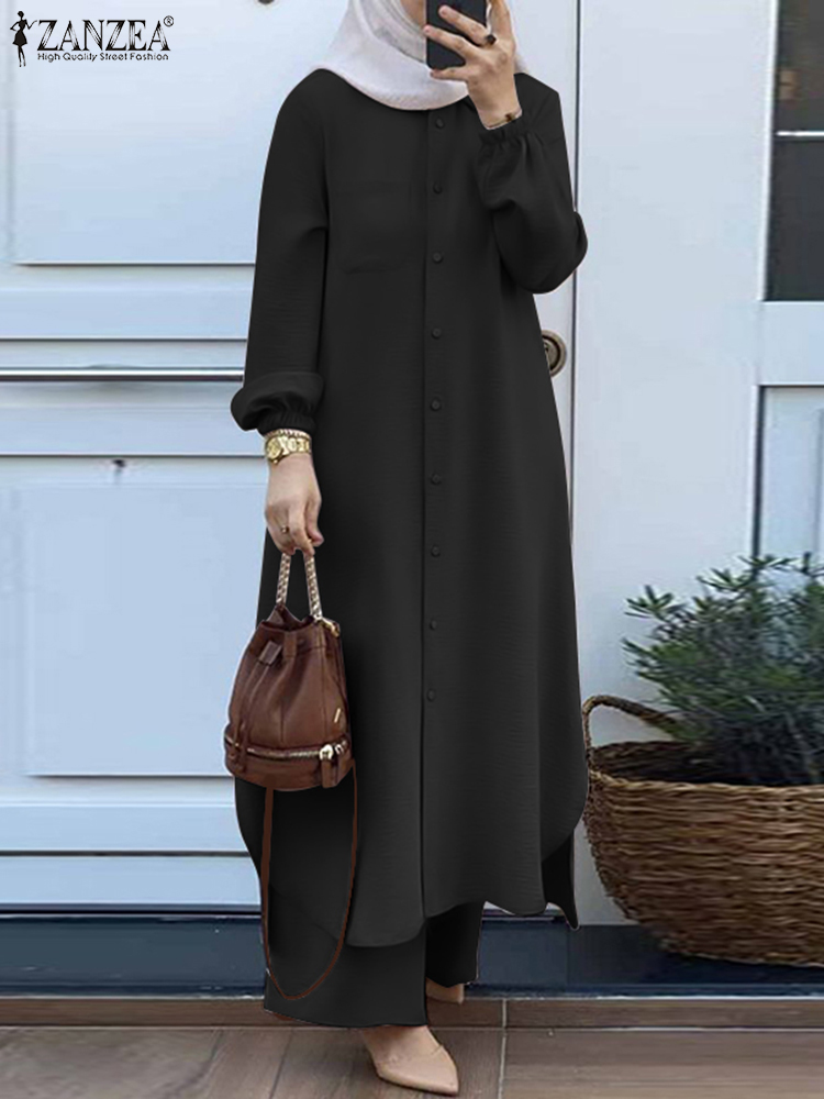 ZANZEA Mode 2 stücke Frauen Mu – Winter Clothing Dubai Bewertung und Preis