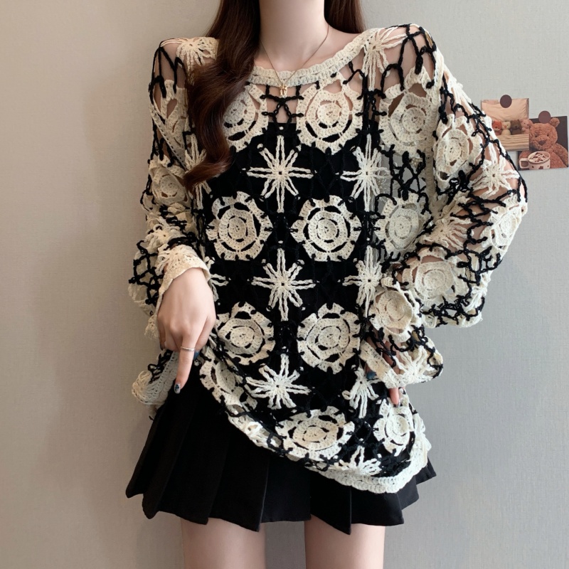 Lässiger Langarm-Pullover, ele – Winter Clothing Plus Size Bewertung und Preis