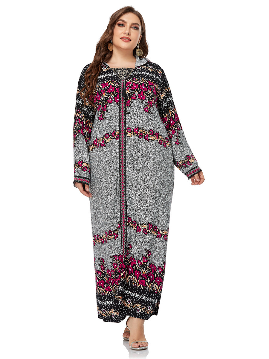 A18219 #   Übergröße Damenklei – Winter Clothing Dubai Bewertung und Preis