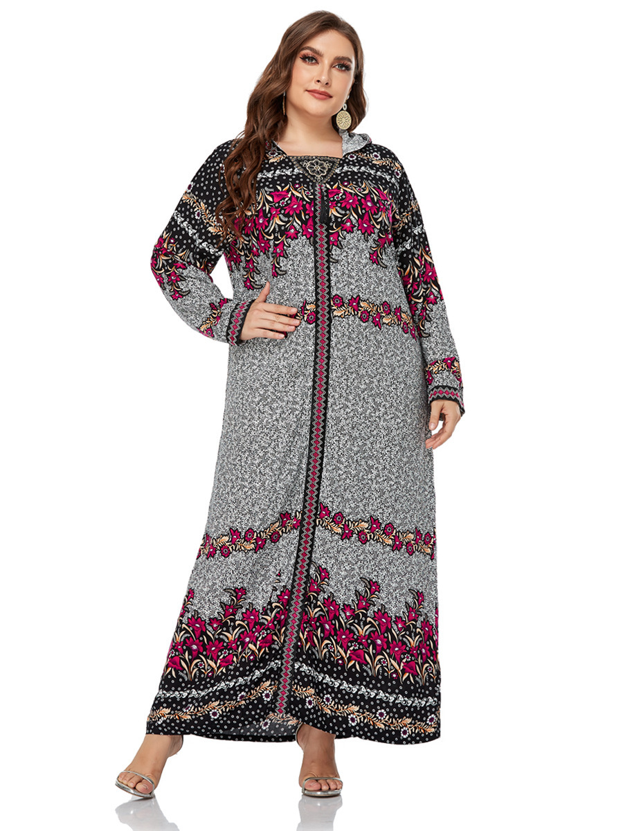 A18219 #   Übergröße Damenklei – Winter Clothing Dubai Bewertung und Preis